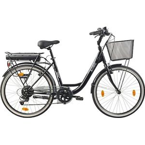 LLobe E-Bike »City E-Bike 26"" Shopper schwarz«, Shimano, Tourney, Heckmotor 250 W