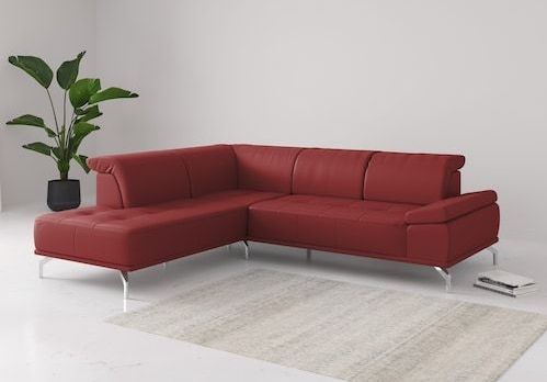 Places of Style Ecksofa »Caluna«, Inkl.Sitztiefenverstellung