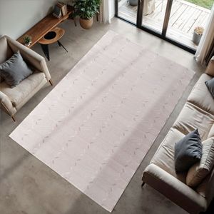 Ayyildiz Teppiche Teppich »DOHA 1654«, rechteckig, 4 mm Höhe, Läufer, 3D Hoch-Tief-Effekt, weicher Kurzflor, In- und Outdoor