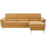 CALIZZA INTERIORS Ecksofa »Onyx L-Form«, Recamiere links oder rechts, wahlweise mit Bettfunktion, Breite 270 cm