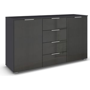rauch Kombikommode »Sideboard Schubladenkommode AGORDO mit Dekor- oder Hochglanzfront«, (in zwei Griff-Farben), mit 4 Schubkästen und 2 Türen sowie Metallgriffen MADE IN GERMANY