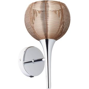 Brilliant Wandleuchte »Relax«, 1 flammig, Leuchtmittel G9  ohne Leuchtmittel, Wandllampe Schalter bronze/chrom