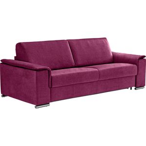 Egoitaliano Schlafsofa »Cecilia, modern & elegant, erstklassiger Sitzkomfort, Dauerschläfer«, inkl. Matratze und hochwertigem Metallbettrahmen, toller Schlafkomfort