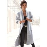 LASCANA Longstrickjacke, aus flauschigem Strick, Cardigan mit langen Ärmeln