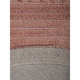 carpetfine Teppich »Holly 4 - Soft Touch Microfaser Teppich«, rund, 12 mm Höhe, Boho Scandi, weiche dichte getuftete Hoch-Tief-Struktur, Wohnzimmer