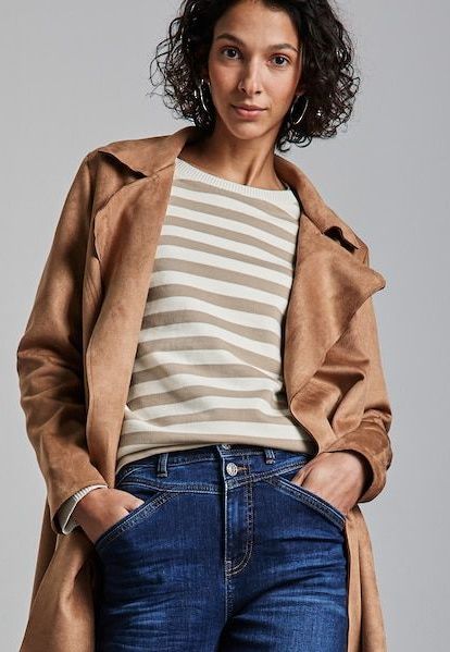 STREET ONE Sweater, im Streifen-Look