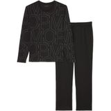 Marc O'Polo Pyjama »Mix & Match Cotton«, (2 tlg.), mit elastischem Bund mit Tunnelzug und Kordel