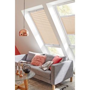 sunlines Dachfensterplissee »Classic Style Crepe«, Lichtschutz, verspannt, mit Führungsschienen