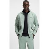 BOSS GREEN Sweatjacke »Skarley Strip«, mit dezentem Muster