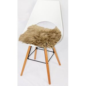 Heitmann Felle Stuhlkissen »Lamm, Sitzauflage eckig«, 44x44 cm, echtes Lammfell, waschbar, auch als 2er oder 4er Set
