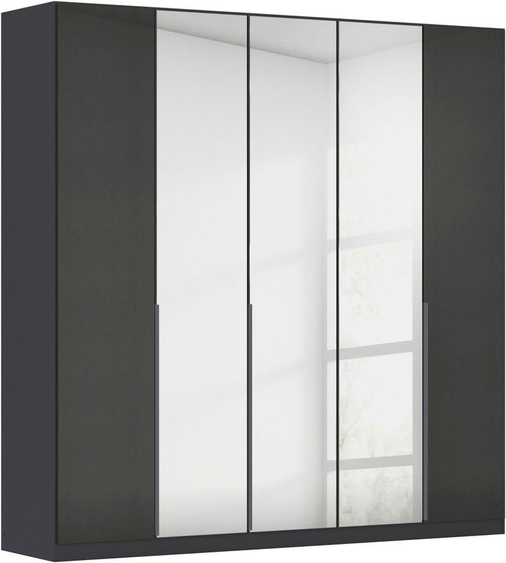 rauch Drehtürenschrank »Kleiderschrank Schrank Garderobe AGORDO mit Dekor- oder Hochglanzfront«, (in zwei Griff-Farben), durchdachte Innenausstattung, in 6 Breiten und 2 Höhen MADE IN GERMANY