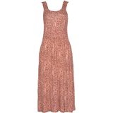 Beachtime Jerseykleid, mit Blätterdruck und Taschen, leichtes Strandkleid, Sommerkleid