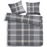 TOM TAILOR HOME Bettwäsche »Ole in Gr. 135x200 oder 155x220 cm«, karierte Bettwäsche aus Baumwolle, mit Reißverschluss
