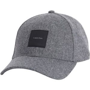 Calvin Klein Baseball Cap »WOOL BB CAP«, mit Logopatch aus Leder, unisex