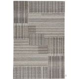 TOM TAILOR Teppich »Stripy Pat«, rechteckig, 5 mm Höhe, Flachgewebe, modernes Patchworkdesign, gestreift, Chenille, Wohnzimmer