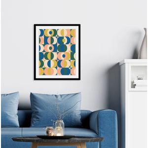 queence Bild »Christin«, Abstrakt-Kunst-Gemälde-Figuren-Modern, (1 St.), HD Premium Poster-Druck inkl. Holzrahmen