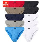 H.I.S Slip »Männer Unterhose«, (Packung, 10 St.), in Unifarben