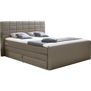 INOSIGN Boxspringbett »Lethbridge«, inkl. Bettkasten und Topper, zwei Matratzenarten in H2