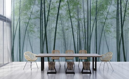 living walls Fototapete »Walls by Patel In The Bamboo«, Vlies, Wand