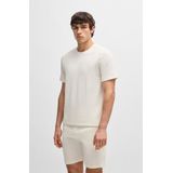 BOSS T-Shirt »Structure T-S«, mit Metall-Label
