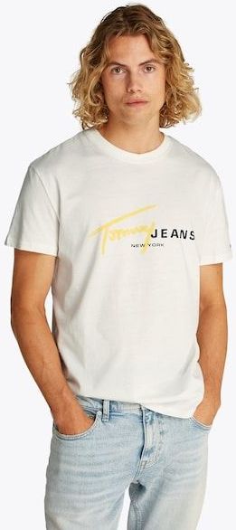 Tommy Jeans Kurzarmshirt »TJM REG SIGNTR DNA TEE EXT«, Mit Rundhalsausschnitt