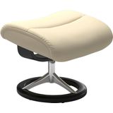 Stressless® Relaxsessel »View«, (Set, Relaxsessel mit Hocker), mit Signature Base, Größe S,Gestell Schwarz