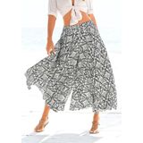 LASCANA Hosenrock, mit Alloverdruck, Culotte, extraweites Bein