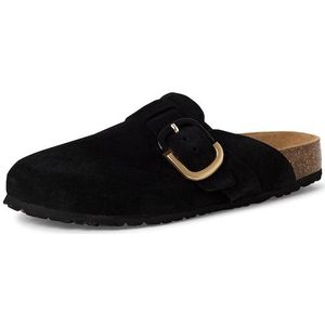 Tamaris Clog, Hausschuh, Schupfschuh, Bequemschuh mit verstellbarer Schnalle