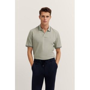 bugatti Poloshirt, mit Kontraststreifen und Bruststickerei