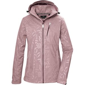 Killtec Softshelljacke »KOS 122 WMN SFTSHLL JCKT FLORAL«, Softshelljacke: Wind- und wasserdicht, atmungsaktiv, Kapuze abzippbar