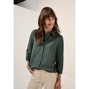 Cecil Hemdbluse, mit Lochstickerei