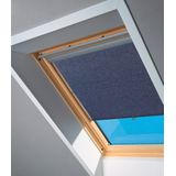 VELUX Dachfensterrollo »mit Haltekrallen RHL FK00/CK00/MK00/SK00 9050«, Lichtschutz, Sichtschutz, ohne Bohren, freihängend, Lichtregulierung und Privatsphäre