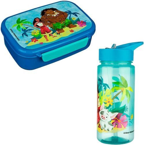 Scooli Lunchbox »Brotzeitdose + Trinkflasche, Vaiana«, (2 tlg.), mit Trinkflasche