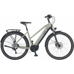 Prophete E-Bike »Entdecker 4.0«, 10 Gang, microSHIFT, RD-M61S, Mittelmotor 250 W, Pedelec, Elektrofahrrad für Damen