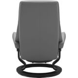 Stressless® Relaxsessel »View«, (Set, Relaxsessel mit Hocker), mit Classic Base, Größe M,Gestell Schwarz