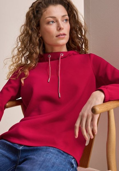 Cecil Langarmshirt, mit Funnelneck