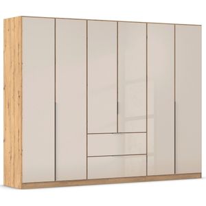 rauch Drehtürenschrank »Kleiderschrank Kleiderschränke Schrank Garderobe AGORDO mit Glasfront«, mit Außenschubkästen, in 6 Breiten und 2 Höhen MADE IN GERMANY