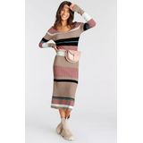 Laura Scott Strickkleid, für schickere Anlässe, kniebedeckendes Kleid
