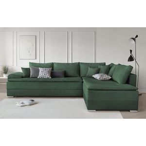 INOSIGN Ecksofa »Night & Day L-Form mit Dauer-Schlaffunktion mit Armlehne«, mit Boxspring-Bettfunktion 180x200 cm und Bettkasten, Dauerschläfer!