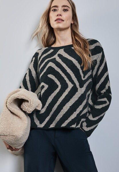 STREET ONE Jacquardpullover