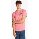 Tommy Jeans T-Shirt »TJM SLIM ESSENTIAL FLAG TEE EXT«, Mit Rundhalsausschnitt