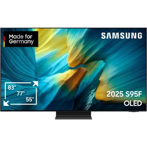 Samsung OLED-Fernseher »GQ55S95FAT«, 4K Ultra HD, Smart-TV, HDR Pro & Glare Free, Dolby Atmos & AI Sound, Gaming Hub, bis zu 165Hz