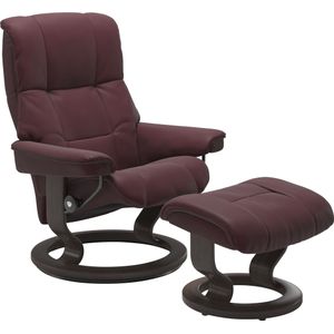 Stressless® Relaxsessel »Mayfair«, (Set, Relaxsessel mit Hocker), mit Hocker, mit Classic Base, Größe S, M & L, Gestell Wenge