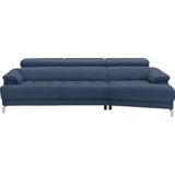 Egoitaliano Ecksofa »Soul, extravagantes Designsofa, Megasofa, super bequem, tolle Details«, mit Trapez-Abschlußelement, inkl verstellbarer Kopfteile