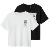 Name It T-Shirt »NKMBENNIBO 2P SS NREG TOP PB«, (Packung, 2 tlg.)