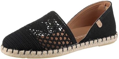 VERBENAS Espadrille »Carmen Crochet-Lino Paris«, Slipper, Sommerschuh, Strandschuh im Häkel-Look