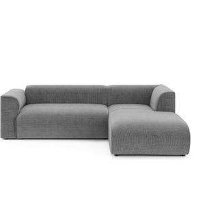 INOSIGN Ecksofa »MERID L-Form (257 cm), zeitlos & stilvolles Design,«, Aufwendig gepolstert, in Cord, Chenille und Struktur