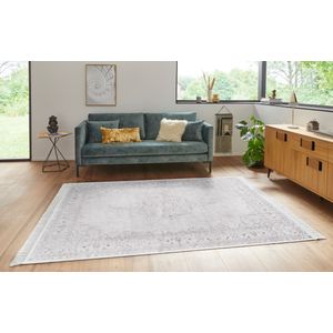 NOURISTAN Teppich »Orient Vintage Medaillon«, rechteckig, 5 mm Höhe, Orientalisch mit Fransen, Orient, Wohnzimmer, Schlafzimmer, Esszimmer