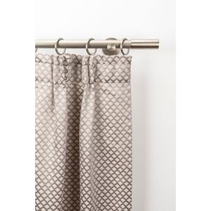 GARESA Gardinenstange »EASY«, 1 läufig-läufig, Wunschmaßlänge, Vorhanggarnitur, verlängerbar, Wandmontage, Aluminium, mit Ringe