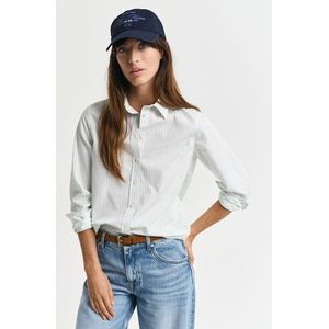 Gant Hemdbluse »REG POPLIN STRIPED SHIRT«, mit einer kleinen Logostickerei auf der Brust